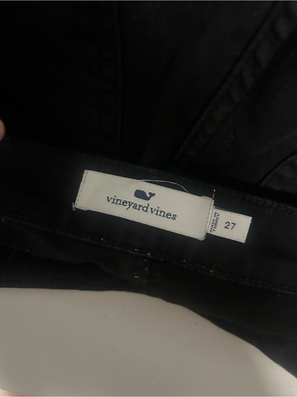 Vineyard Vines High Rise Kick Flare Jeans Women’s 27 Black Raw Hem - Picture 3 of 7